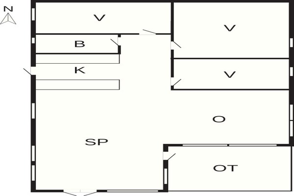 Foto van Afgelegen Duinverblijf-By Traum - Vakantiehuis in Ringkøbing - FloorPlan