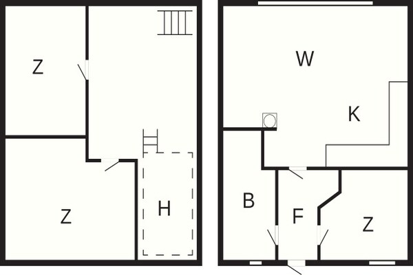 Foto van 8 persoons vakantie huis op een vakantie park in Blåvand - FloorPlan
