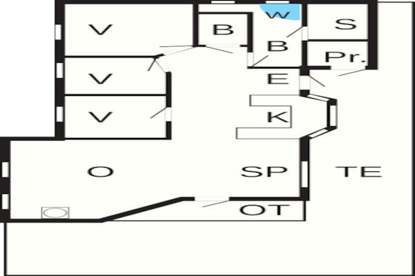 Foto van 8 persoons vakantie huis in Sæby-By Traum - Vakantiehuis in Sæby - FloorPlan