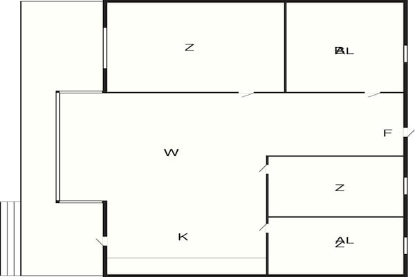 Foto van 4 sterren vakantie huis in SÖLVESBORG-By Traum - Vakantiehuis in SÖLVESBORG - FloorPlan