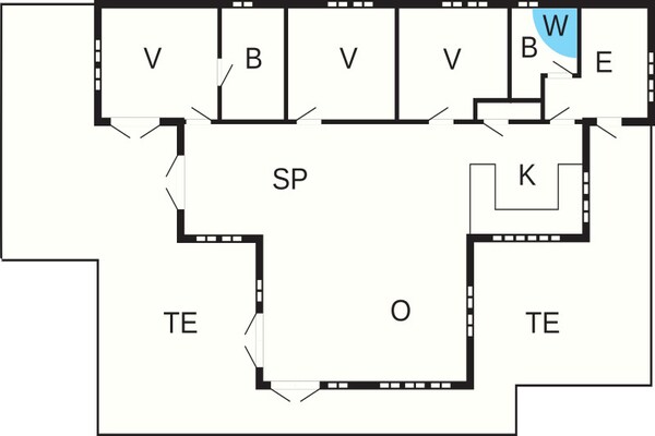 Foto van Retreat met buitenlounge - Vakantiehuis in Vejby - FloorPlan