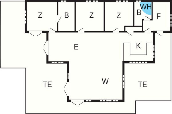 Foto van Retreat met buitenlounge - Vakantiehuis in Vejby - FloorPlan