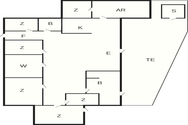 Foto van 5 sterren vakantie huis in Øster Assels-By Traum - Vakantiehuis in Øster Assels - FloorPlan