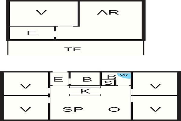 Foto van 5 sterren vakantie huis in Løkken - Vakantiehuis in Løkken - FloorPlan