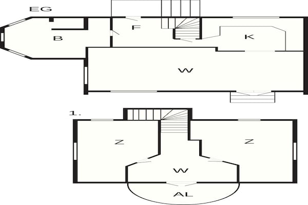 Foto van Unieke kust retraite -- By Traum Ferienwohnungen - Vakantiehuis in Hadsund - FloorPlan