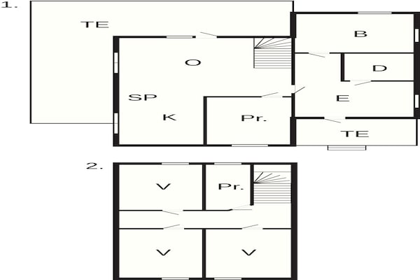 Foto van 6 Personen vakantie huis in Gratangen - Vakantiehuis in Gratangen - FloorPlan
