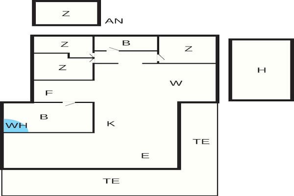 Foto van 5 sterren vakantie huis in Løkken - Vakantiehuis in Løkken - FloorPlan