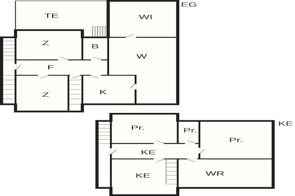 Foto van 6 Personen vakantie huis in Ansager - Vakantiehuis in Ansager - FloorPlan