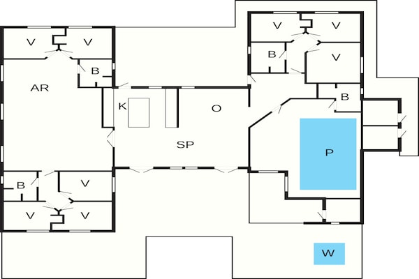 Foto van 5 sterren vakantie huis in Rødby - Vakantiehuis in Rødby - FloorPlan