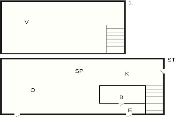 Foto van 4 sterren vakantie huis in oxie - Vakantiehuis in oxie - FloorPlan