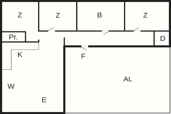 Foto van 5 sterren vakantie huis in YSTAD - Vakantiehuis in YSTAD - FloorPlan