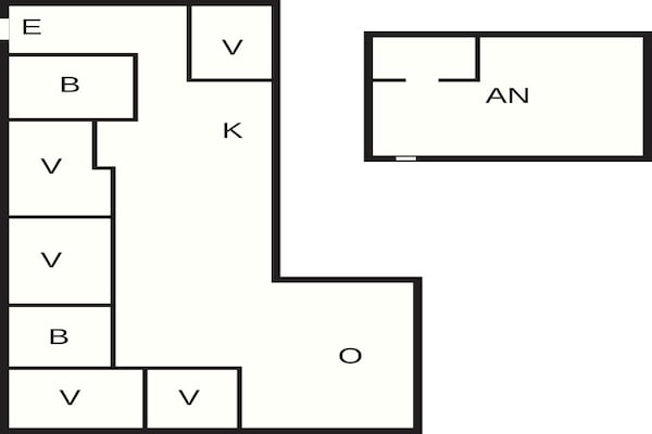 Foto van 5 sterren vakantie huis in Saltum - Vakantiehuis in Saltum - FloorPlan
