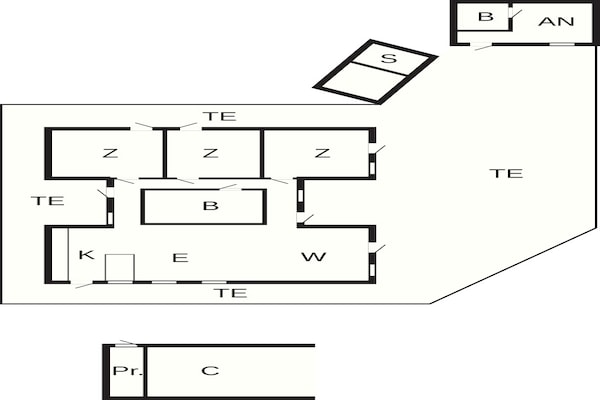 Foto van 5 sterren vakantie huis in Væggerløse - Vakantiehuis in Væggerløse - FloorPlan