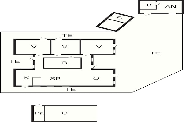 Foto van 5 sterren vakantie huis in Væggerløse - Vakantiehuis in Væggerløse - FloorPlan
