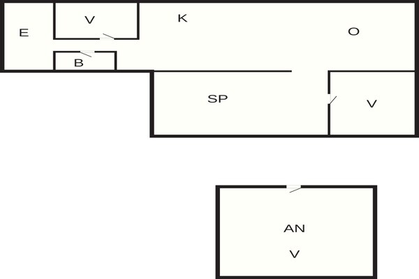 Foto van Vakantiehuis aan zee met privé-bijgebouw - Vakantiehuis in Juelsminde - FloorPlan