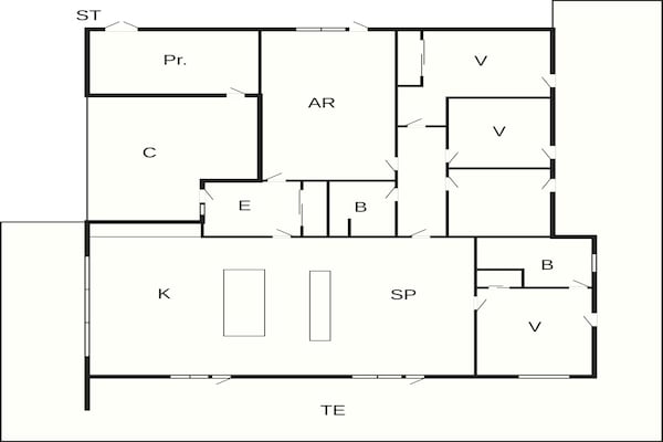 Foto van 5 sterren vakantie huis in Skals - Vakantiehuis in Skals - FloorPlan