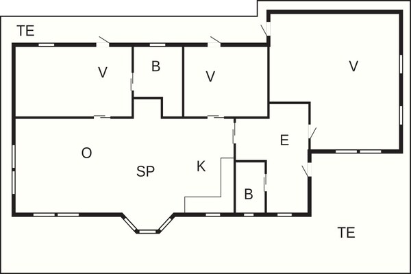 Foto van 4 sterren vakantie huis in Orø - Vakantiehuis in Orø - FloorPlan