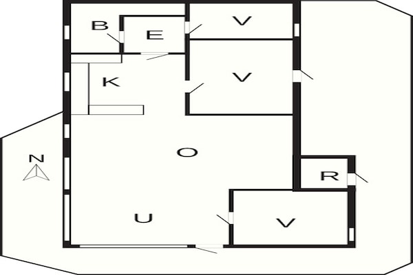 Foto van 6 persoons vakantie huis in Løkken-By Traum - Vakantiehuis in Løkken - FloorPlan
