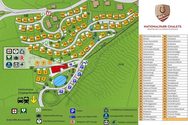 Foto van Chalet in Neukirchen bij Skilift & Sauna - Vakantiehuis in Neukirchen - FloorPlan