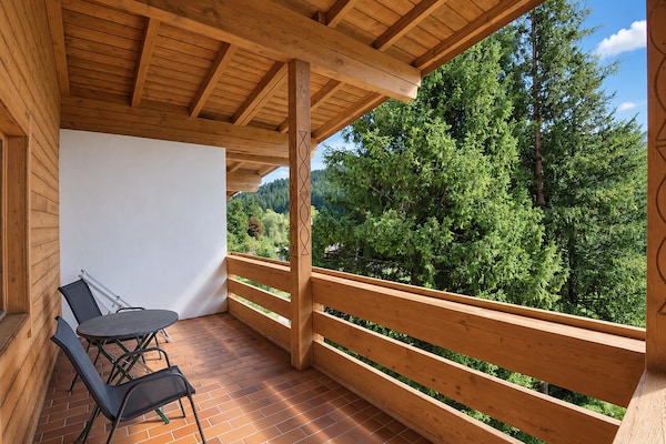 Foto van Chalet in Angerberg bij SkiWelt Sneeuw - Vakantiehuis in Angerberg - TerraceBalcony