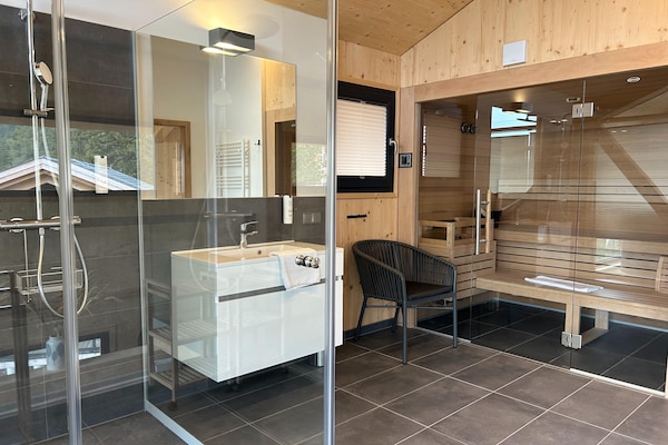 Foto van Chalet met sauna op balkon - Vakantiehuis in Turrach - Wellness