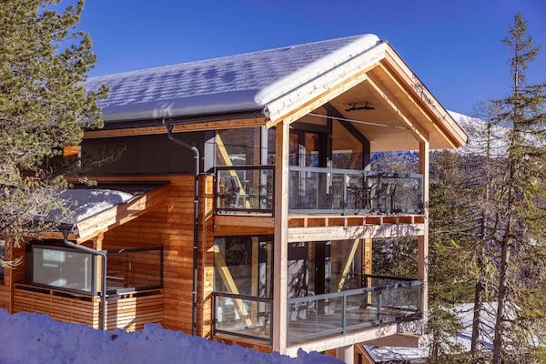 Foto van Luxe chalet met binnensauna - Vakantiehuis in Turrach - ExteriorWinter