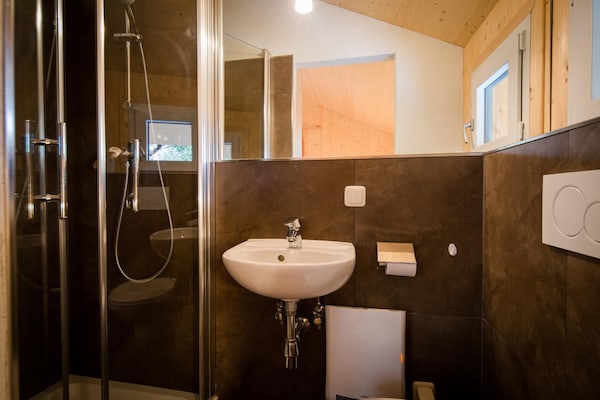 Foto van Luxe chalet met Finse sauna - Vakantiehuis in Turracherhöhe - BathRoom