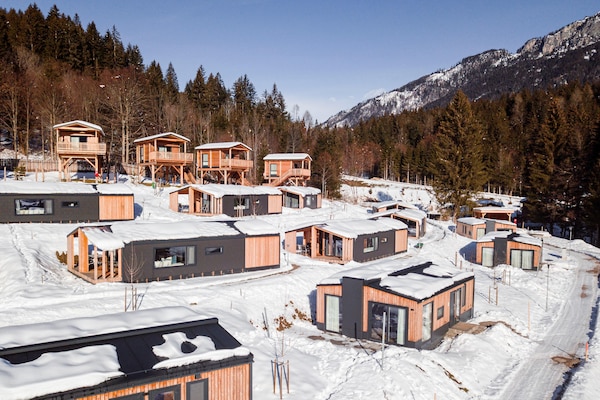 Foto van Luxe chalet met vaatwasser in de omgeving - Vakantiehuis in Kötschach-Mauthen - ExteriorWinter