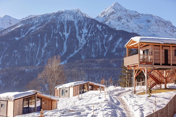 Foto van Luxe chalet met vaatwasser in de omgeving - Vakantiehuis in Kötschach-Mauthen - ExteriorWinter