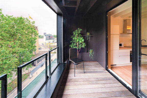 Foto van De Industriële Appartementen|2BBK|NS - Vakantiehuis in Antwerp - TerraceBalcony