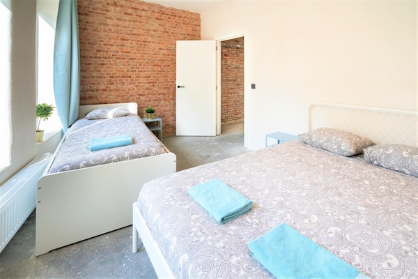 Foto van De Industriële Appartementen|2BBK|NS - Vakantiehuis in Antwerp - BedRoom
