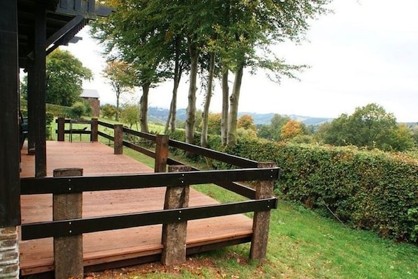 Foto van Appartement in België bij wandelpaden - Vakantiehuis in Xhoffraix - TerraceBalcony
