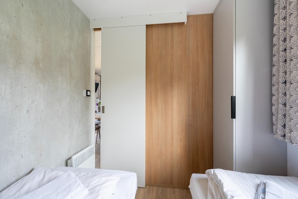 Foto van Comfortabele caravan in groene omgeving - Vakantiehuis in Lembeke (Kaprijke) - BedRoom