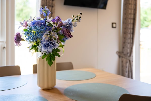 Foto van Comfortabele caravan in groene omgeving - Vakantiehuis in Lembeke (Kaprijke) - Ambiance