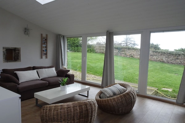 Foto van Stenen huis in Plouezec bij Goëlo-kust - Vakantiehuis in Plouézec - LivingRoom