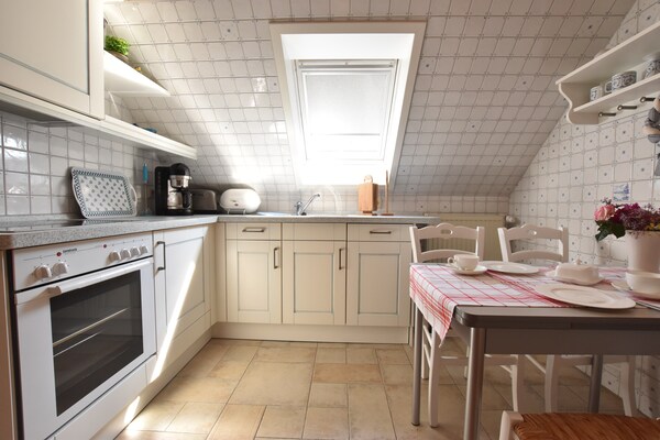 Foto van Romantische Ferienwohnung in Boldenshagen - Vakantiehuis in Kröpelin OT Boldenshagen - Kitchen