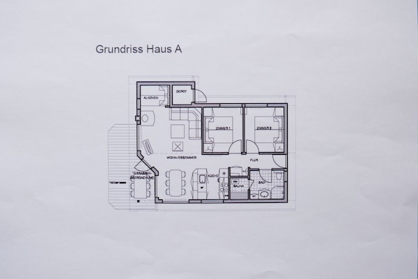 Foto van Deluxe Coastal Lodge met sauna - Vakantiehuis in Großenbrode - FloorPlan