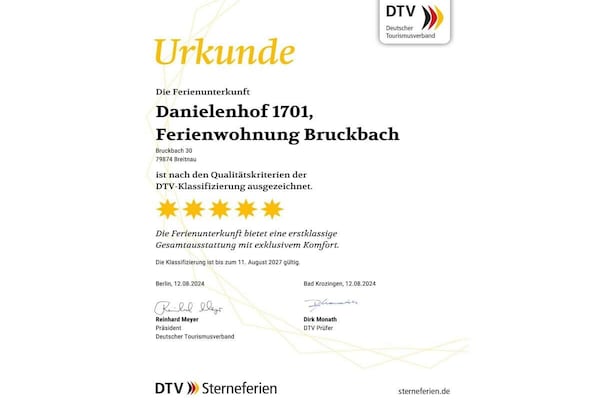 Foto van Danielenhof1701 - Vakantieappartement Bruckbach - Vakantiehuis in Breitnau - Untagged