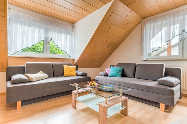 Foto van Appartement in Marktrodach met sauna - Vakantiehuis in Marktrodach - LivingRoom