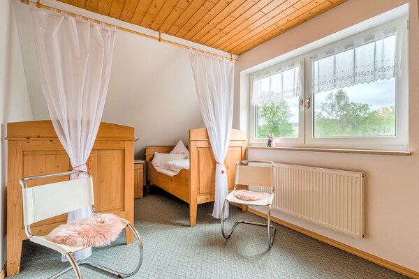 Foto van Appartement in Marktrodach met sauna - Vakantiehuis in Marktrodach - BedRoom