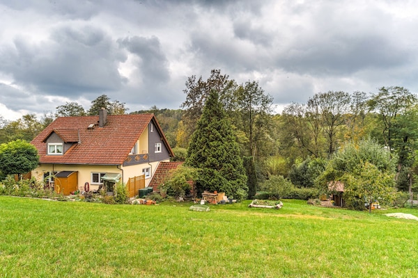 Foto van Appartement in Marktrodach met sauna - Vakantiehuis in Marktrodach - ExteriorSummer
