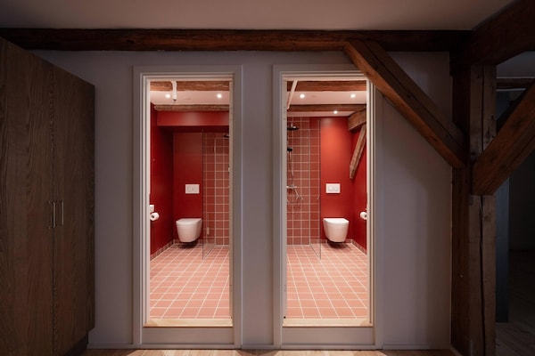 Foto van Deens huis in iconische binnenplaats van Nyhavn - Vakantiehuis in København - BathRoom