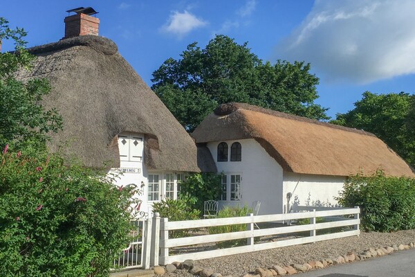Foto van rietgedekte vakantiewoning in Humptrup - Vakantiehuis in Humptrup - ExteriorSummer