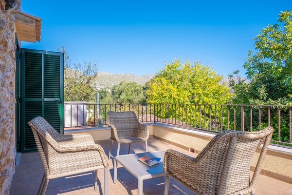 Foto van Charmant huis in Pollença bij Tramuntana - Vakantiehuis in Pollensa, Illes Balears - TerraceBalcony