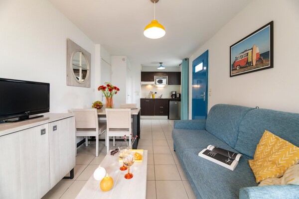 Foto van Duplex vakantiehuis vlakbij het strand - Vakantiehuis in Saint-Palais-sur-Mer - LivingRoom