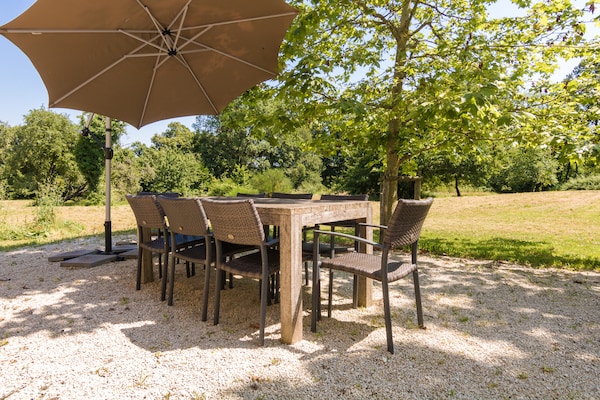 Foto van Cottage in Chaleix bij Bos en Meer - Vakantiehuis in Chalais - TerraceBalcony