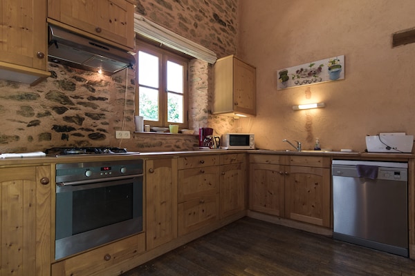 Foto van Cottage in Chaleix bij Bos en Meer - Vakantiehuis in Chalais - Kitchen