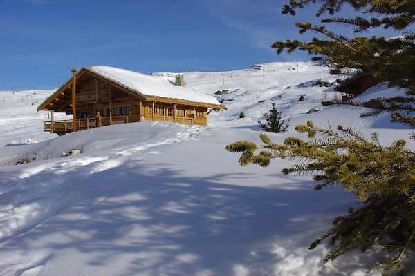 Foto van Gezinswoning in liften - Vakantiehuis in Huez - ExteriorWinter