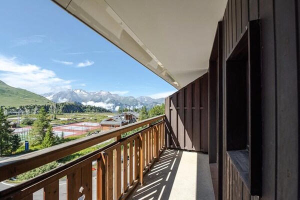 Foto van Appartement in Frankrijk met bergzicht - Vakantiehuis in HUEZ - 