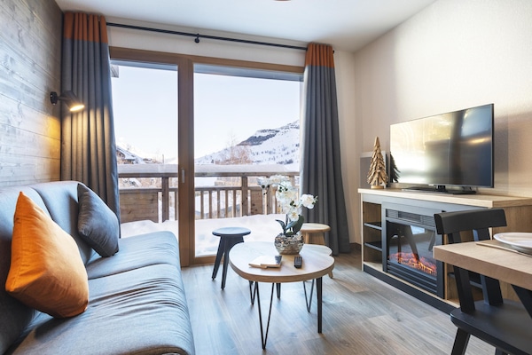Foto van Appartement in Les Deux Alpes bij Skigebied - Vakantiehuis in Les 2 Alpes - LivingRoom